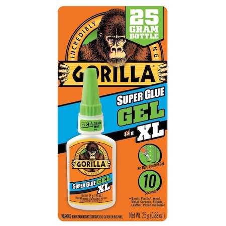 Gorilla Glue Gorilla High Strength Clear Super Glue 0.88 oz 102433
